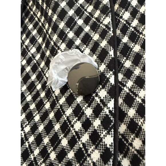 SPANX Women’s PONTE Lady Jacket Jacquard Plaid Blazer NWT Pockets M - Picture 7 of 16